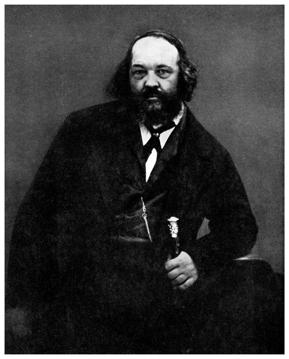Anarkisme: Mikhail Bakunin, russisk anarkist, 1800-tallet 1956 af Unbekannt