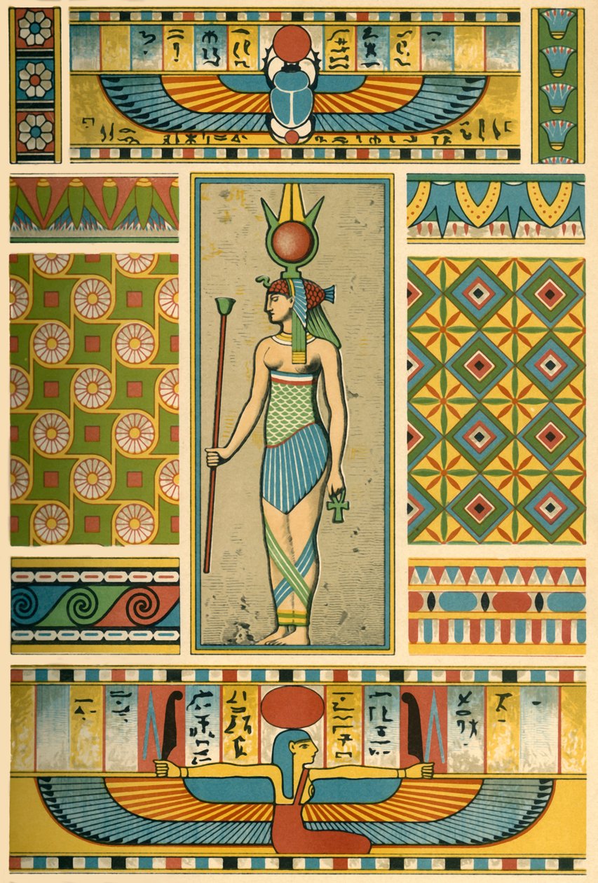 Gammel egyptisk dekoration, 1898. af Unbekannt