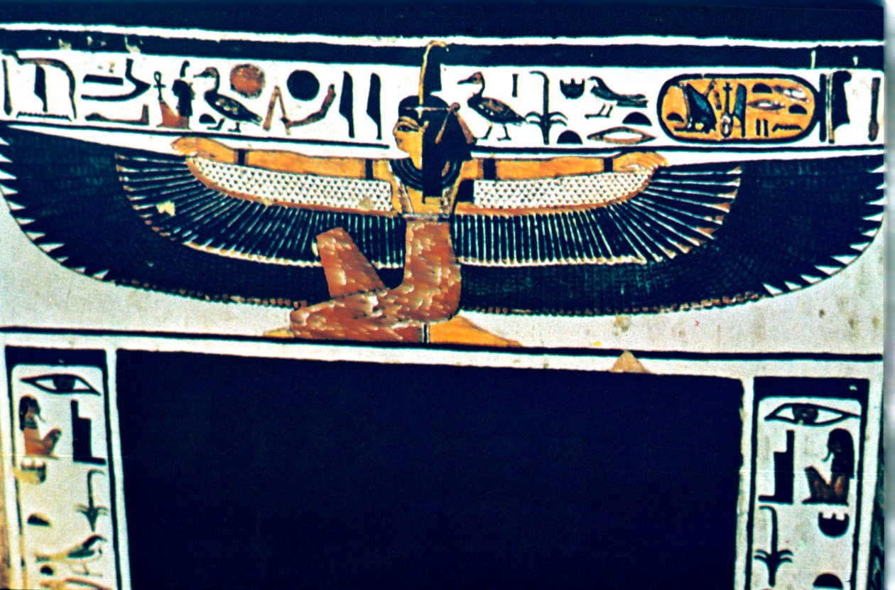 Gamle egyptiske hieroglyffer, Theben, Egypten af Unbekannt