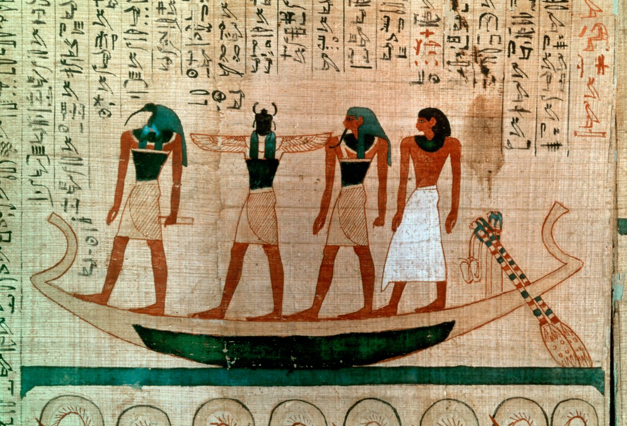 Gammel egyptisk papyrus, 11.-10. århundrede f.Kr af Unbekannt