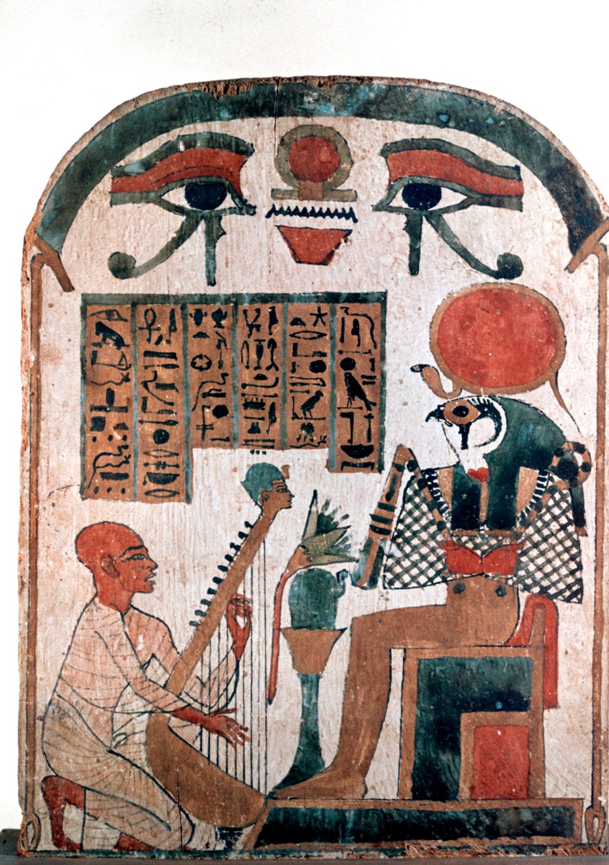 Gammel egyptisk stele, 11.-10. århundrede f.Kr af Unbekannt