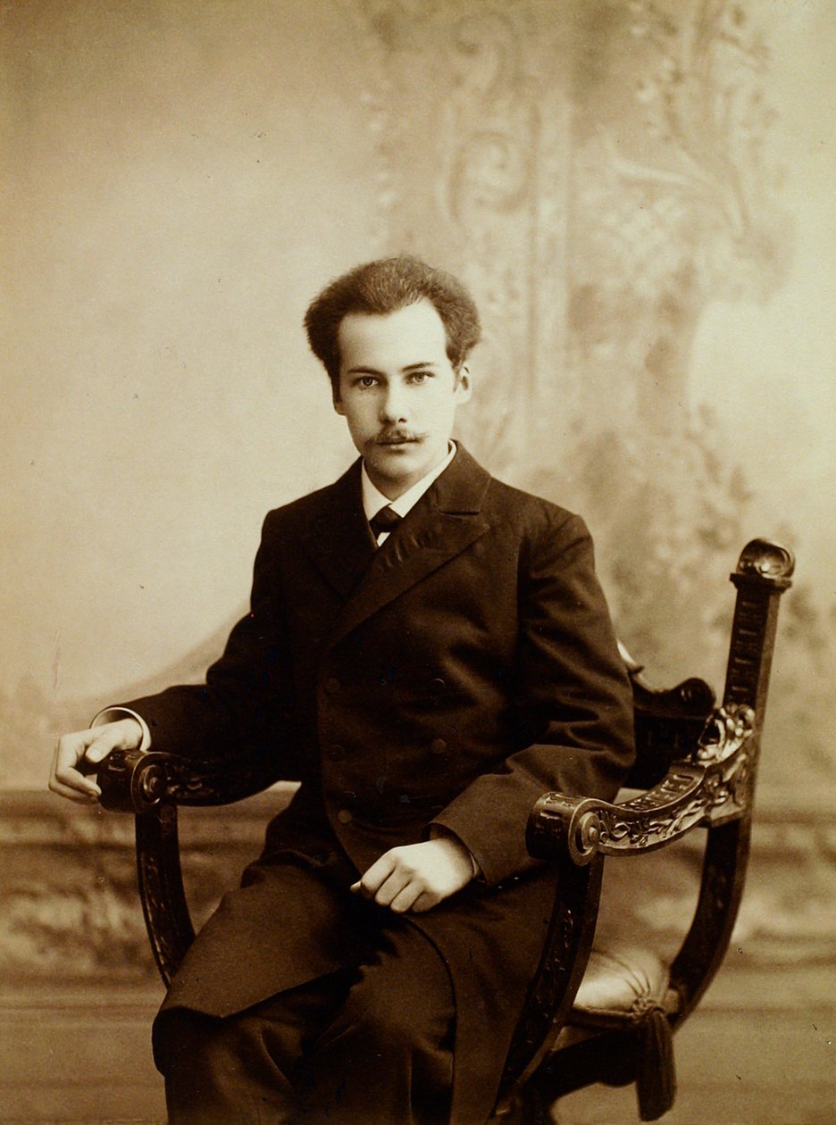 Andrei Bely, russisk romanforfatter og digter, 1904 af Unbekannt