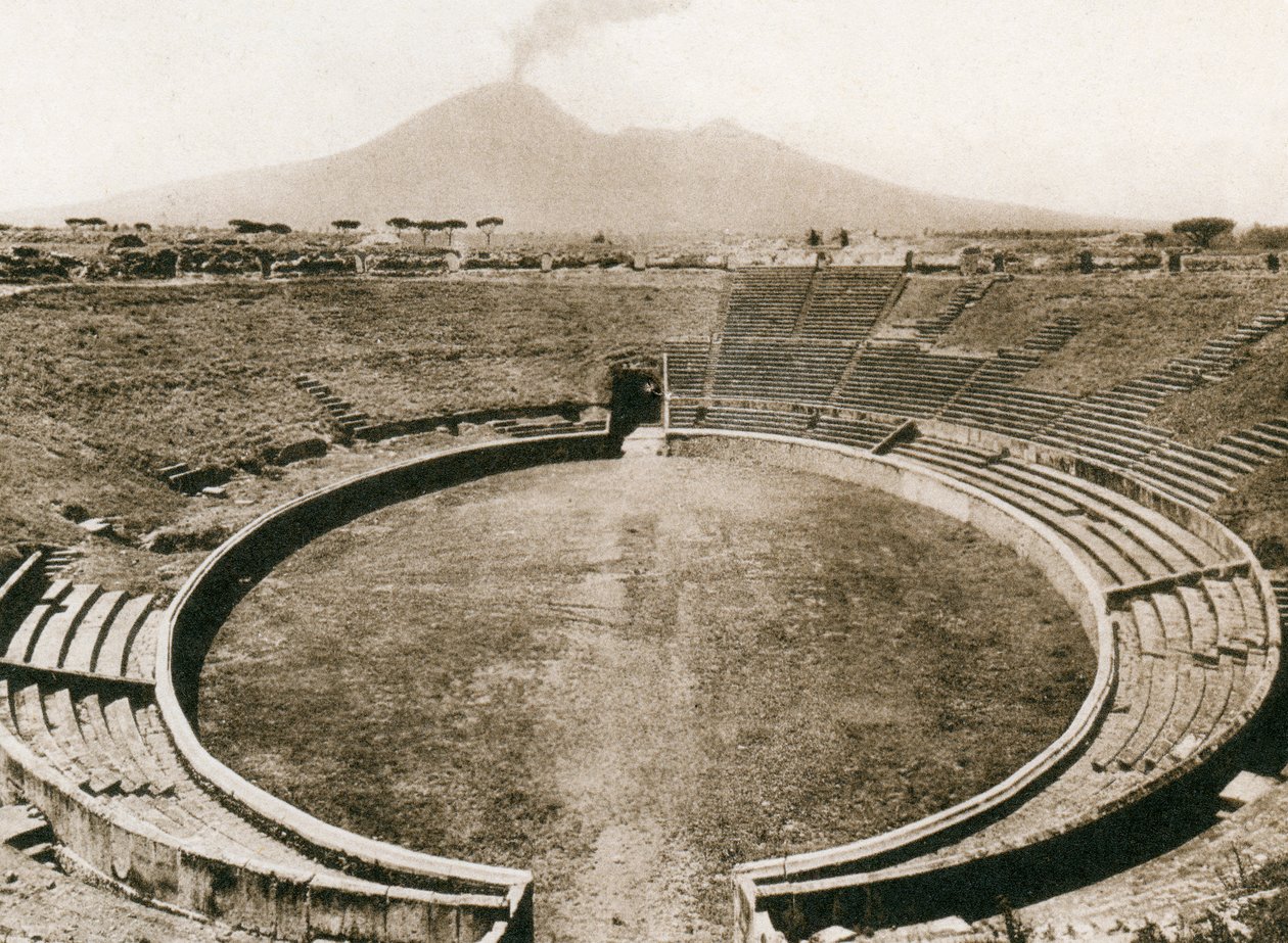 Anfiteatro, Pompeji, Italien, omkring 1900-tallet af Unbekannt