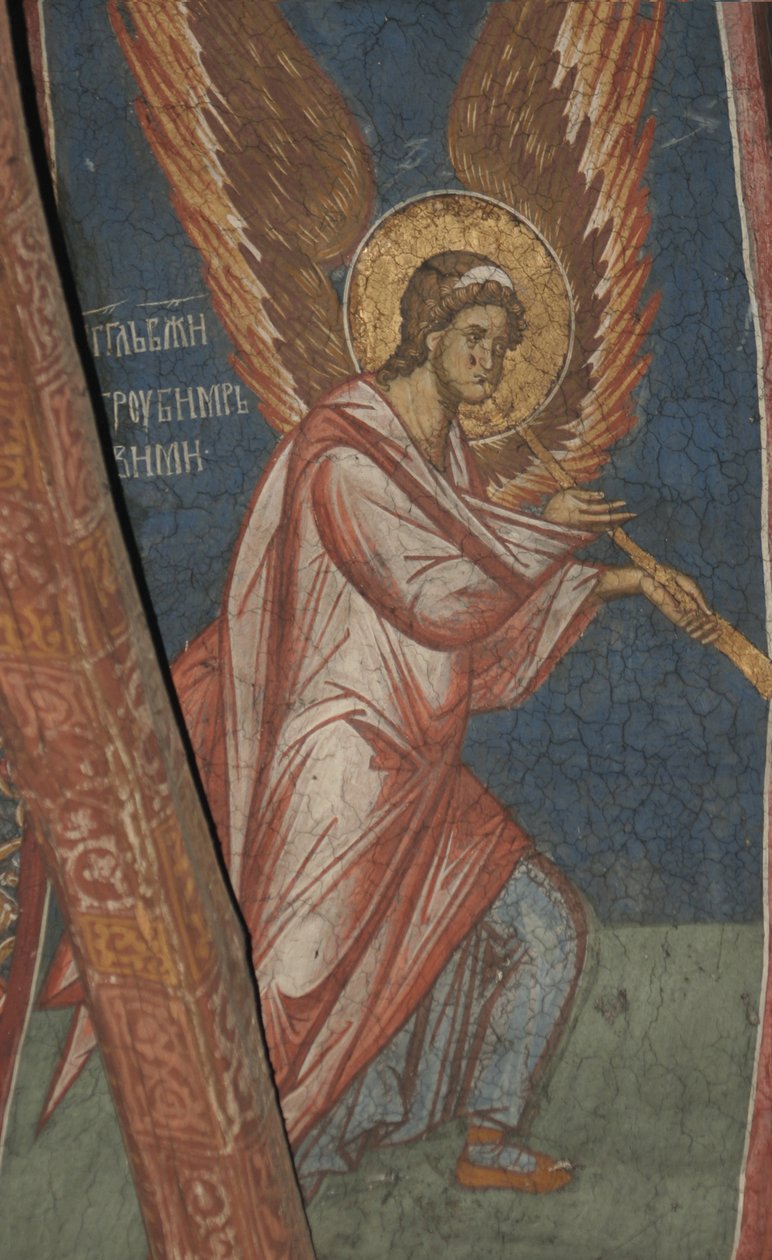 Engel med trompet, ca 1350 af Unbekannt