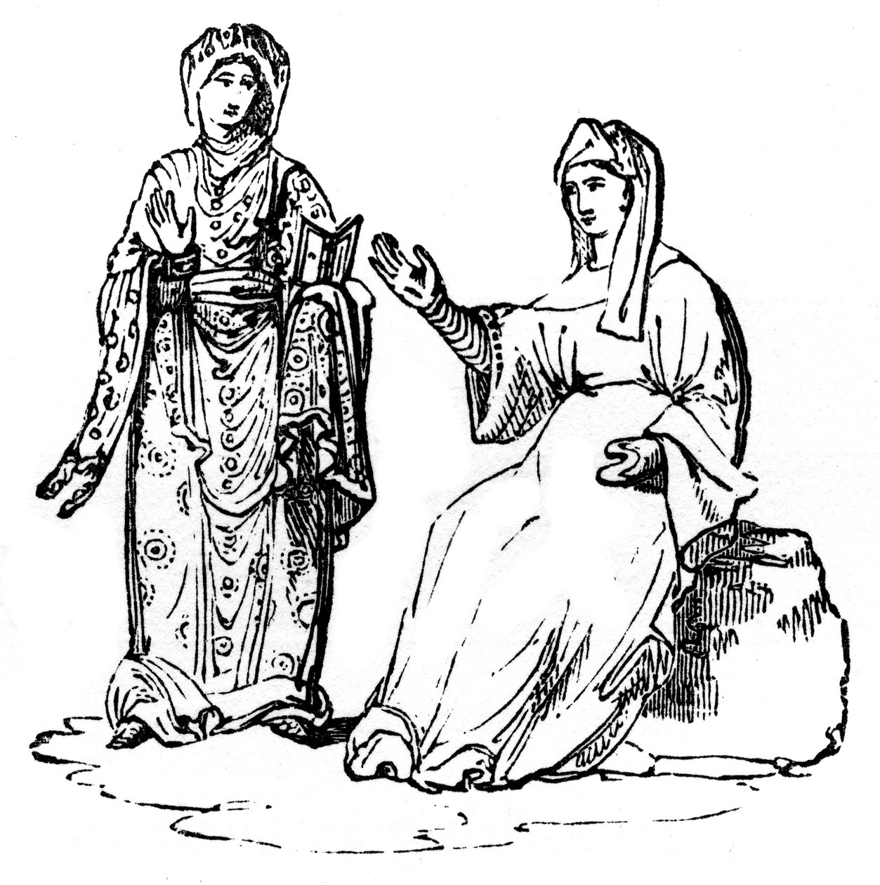 angelsaksisk kostume, 1910 af Unbekannt