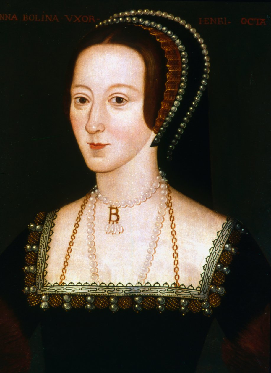 Anne Boleyn, anden hustru til Henrik VIII, c1520-1536 af Unbekannt