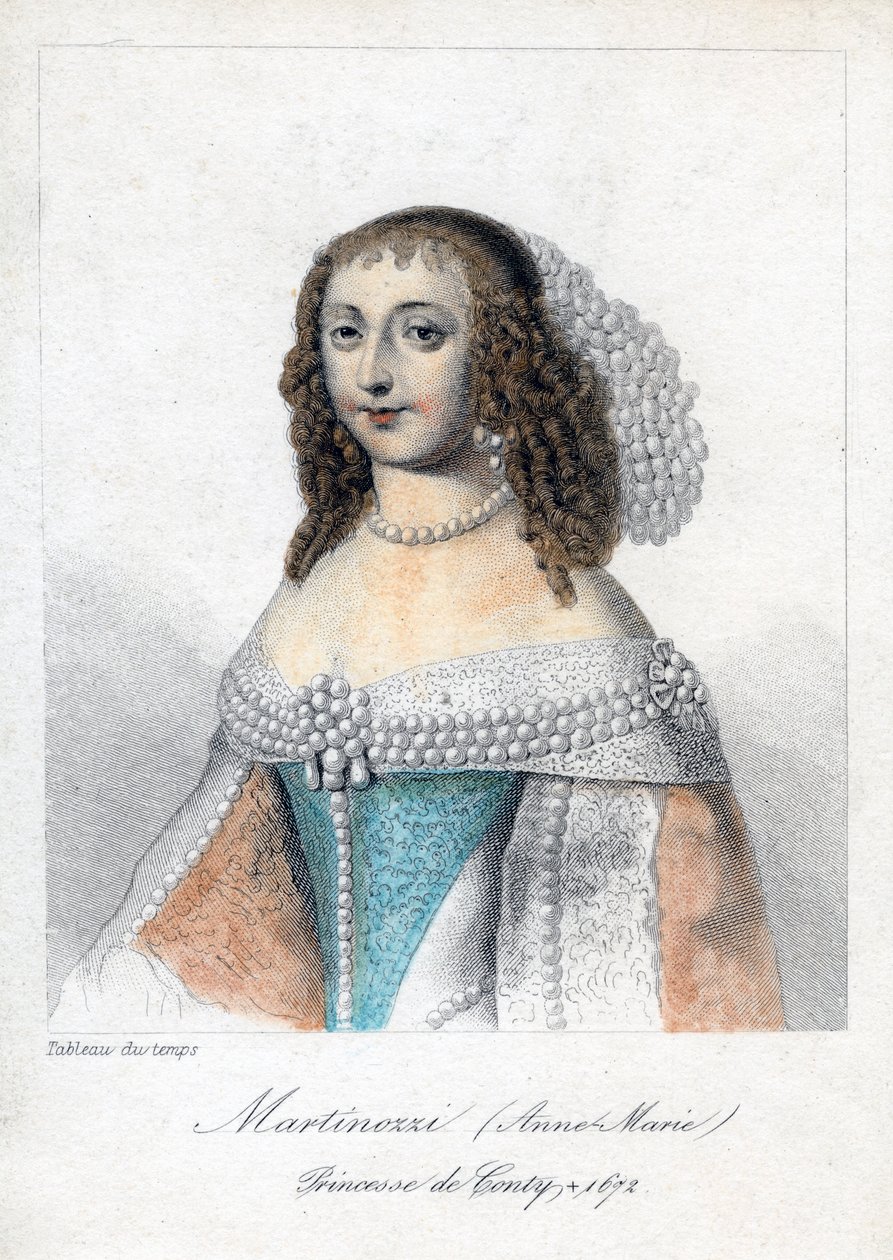 Anne Marie Martinozzi, italiensk-født fransk aristokrat fra det 17. århundrede af Unbekannt