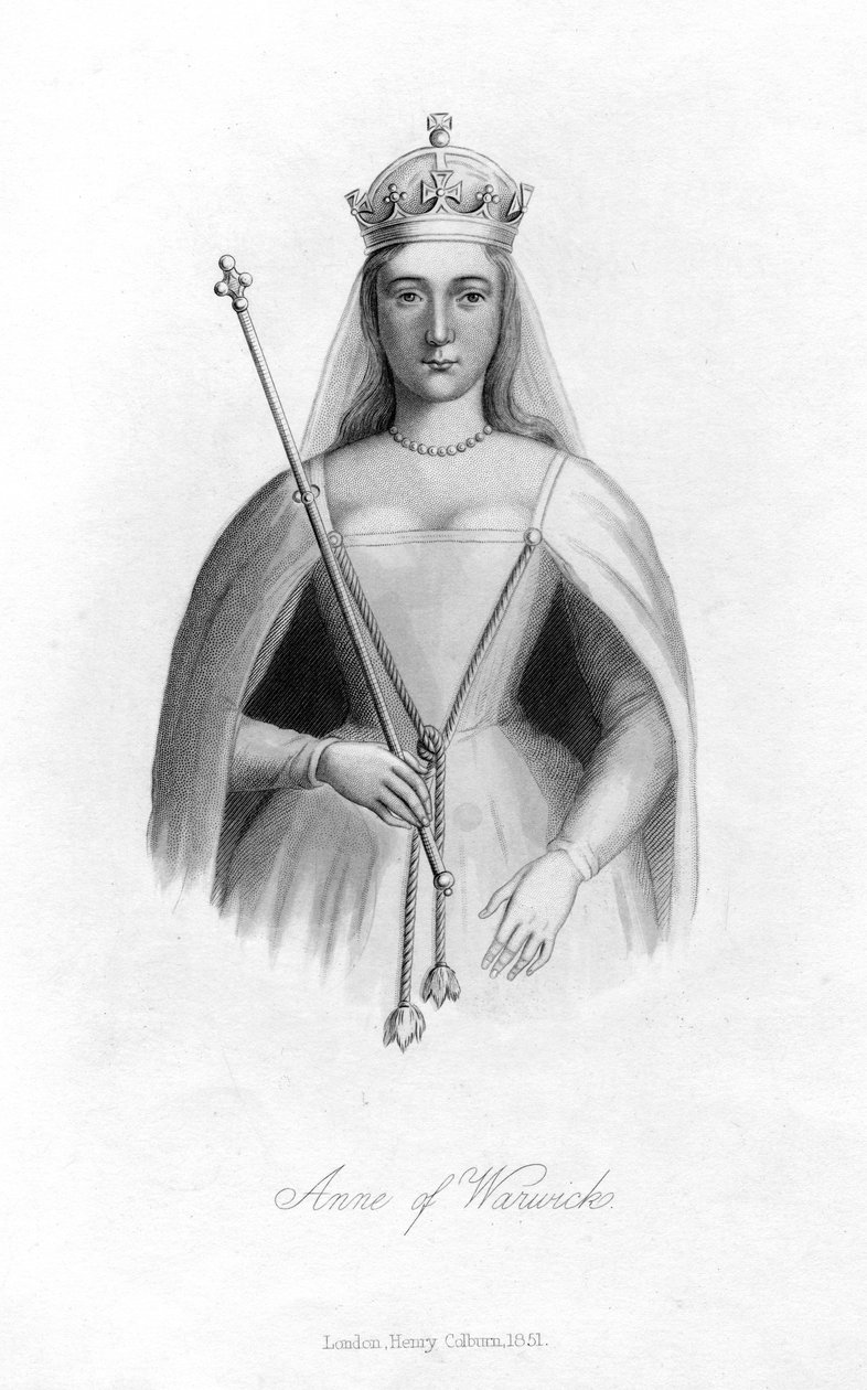 Anne Neville, grevinde af Warwick, 1851 af Unbekannt