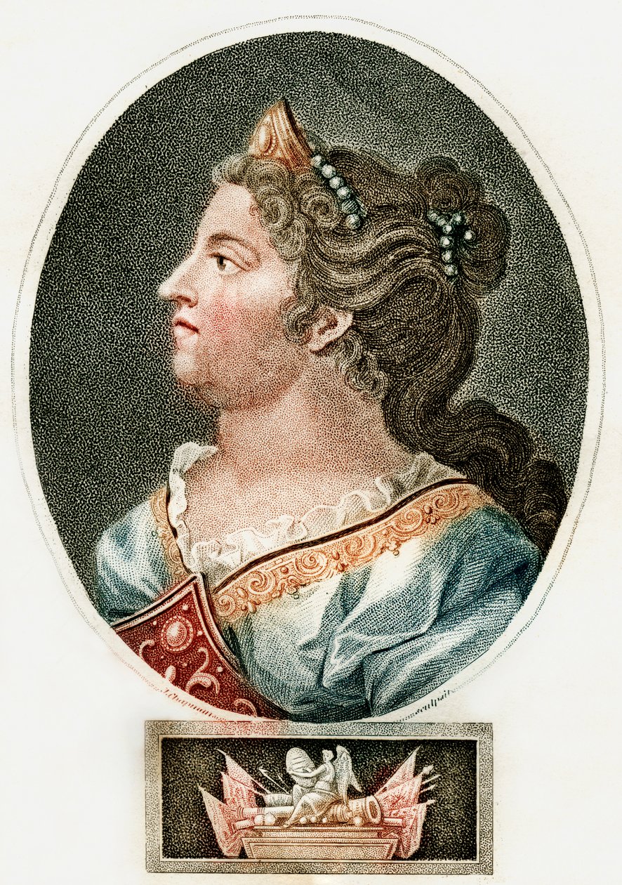 Anne, dronning af Storbritannien, c1796 af Unbekannt