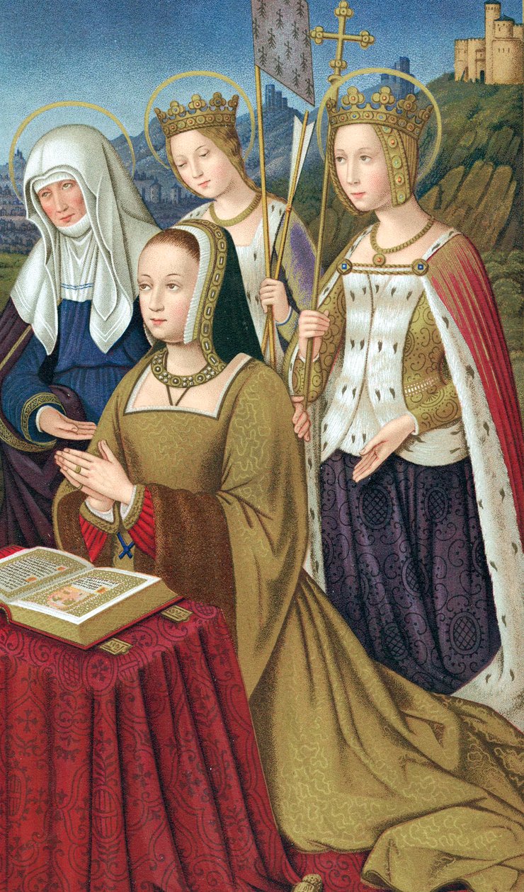 Anne af Bretagne 1476-1514, hertuginde af Bretagne og dronning af Frankrig af Unbekannt