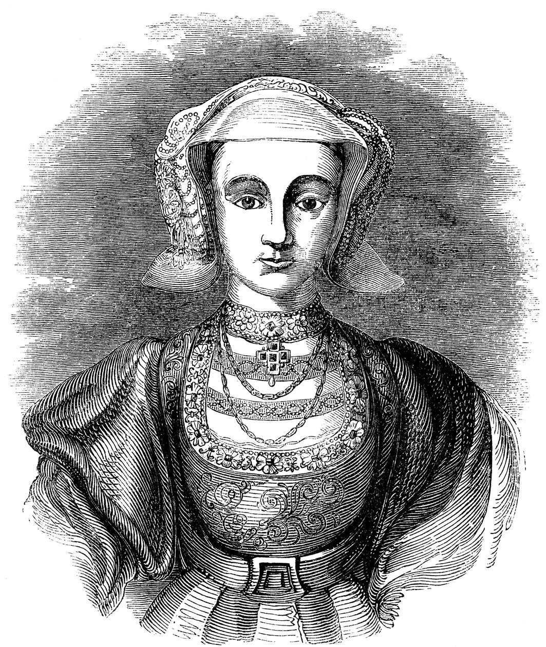 Anne af Cleves 1515-1557, fjerde hustru til Henry VIII af England, 1800-tallet af Unbekannt