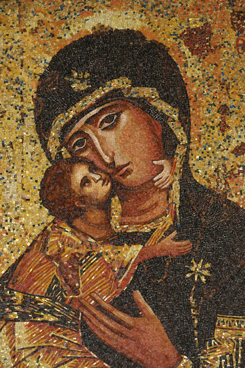 Bebudelsesbasilika: græsk jomfru, Nazareth, Israel af Unbekannt