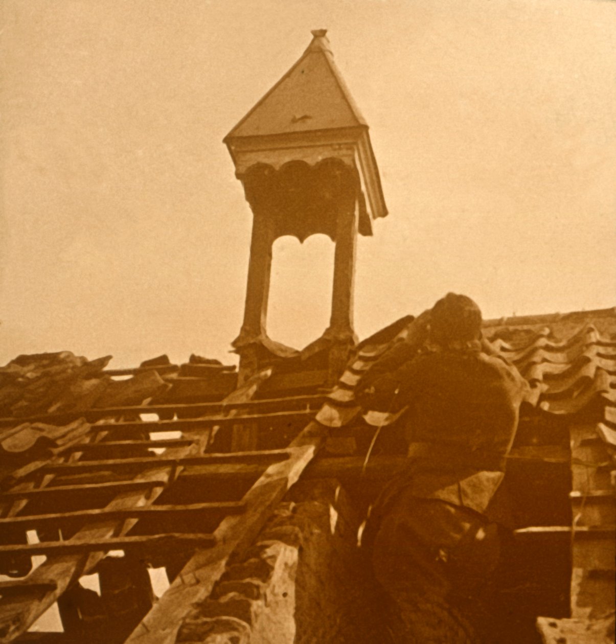 Luftværnsskydning, frontlinje, c1914-c1918 af Unbekannt