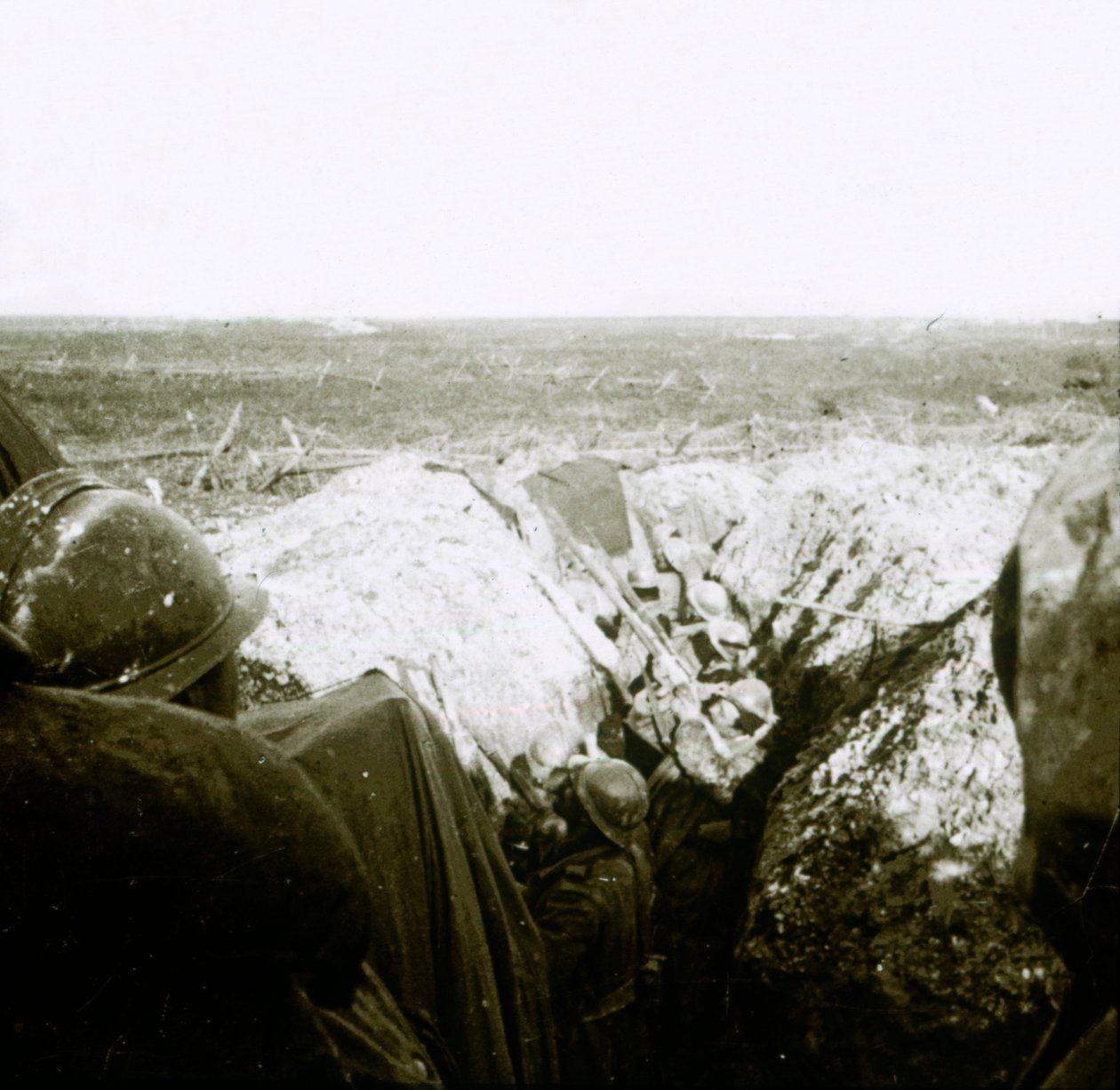 Luftværnsskydning, frontlinje, c1914-c1918 af Unbekannt