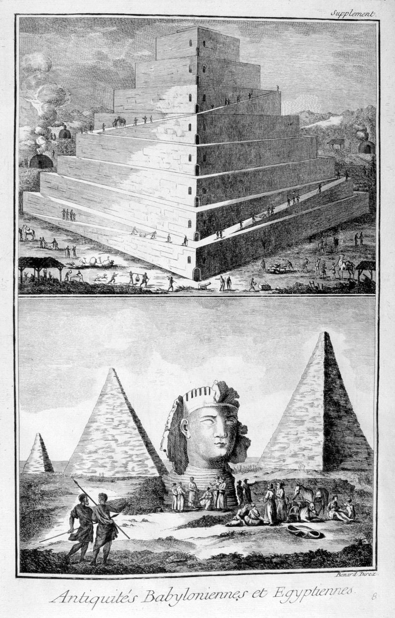 Antikviteter fra Babylonien og Egypten, 1751-1777 af Unbekannt