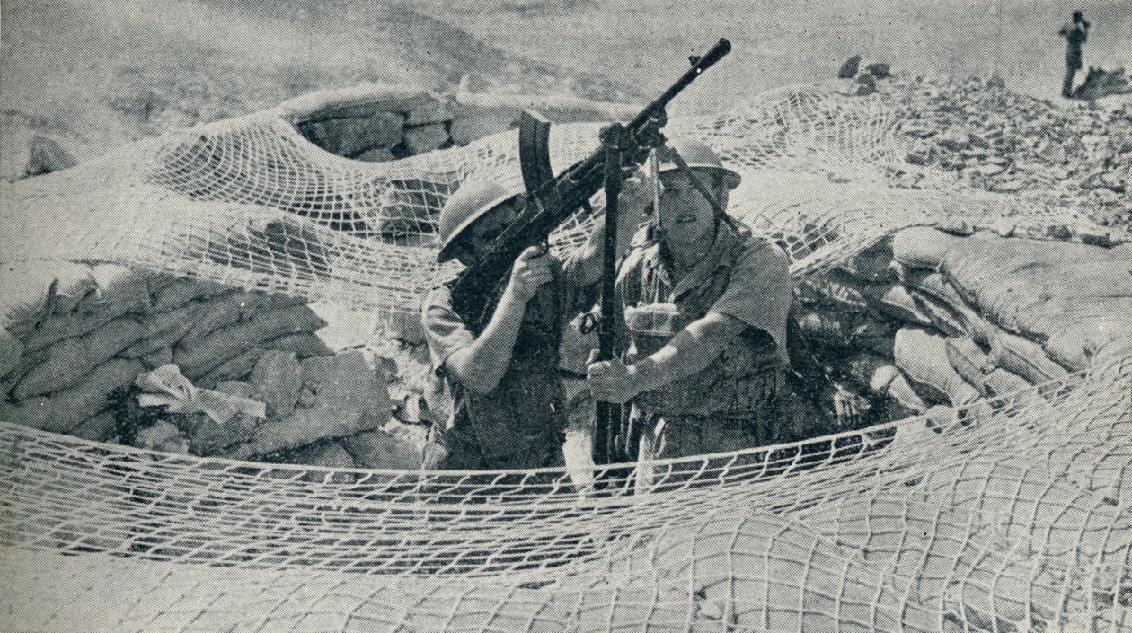 Anzacs på vagt i Egypten, 1940, 1940 af Unbekannt