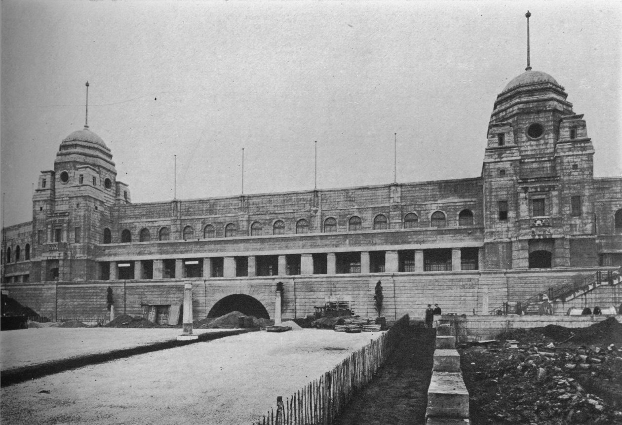 Approach to Wembley Stadium, British Empire Exhibition, London, 1924 af Unbekannt
