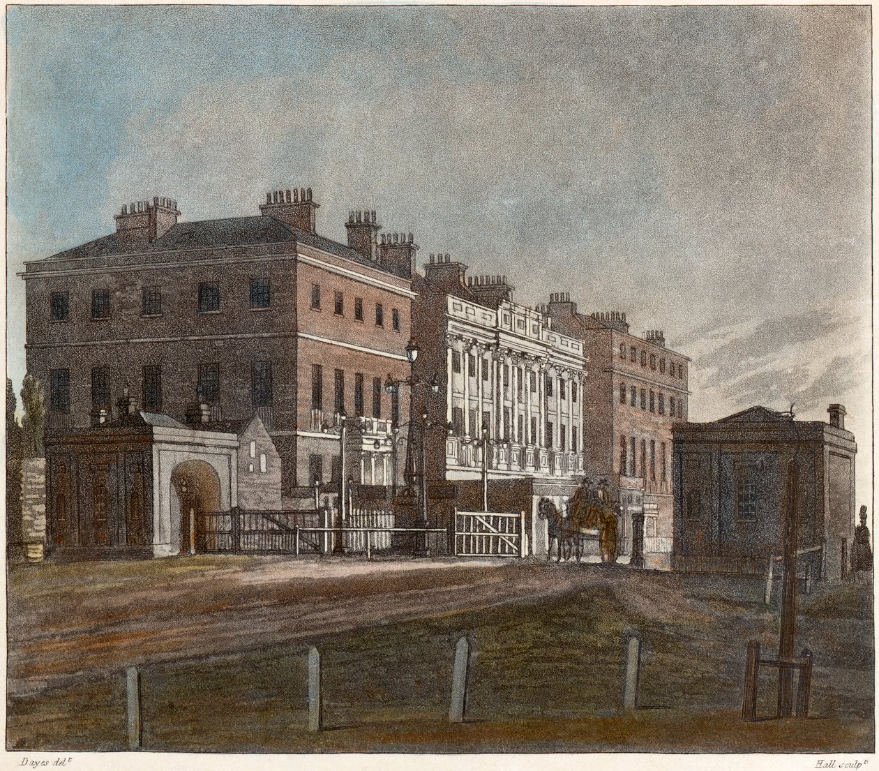 Apsley House, Hyde Park Corner, London, 1810 af Unbekannt