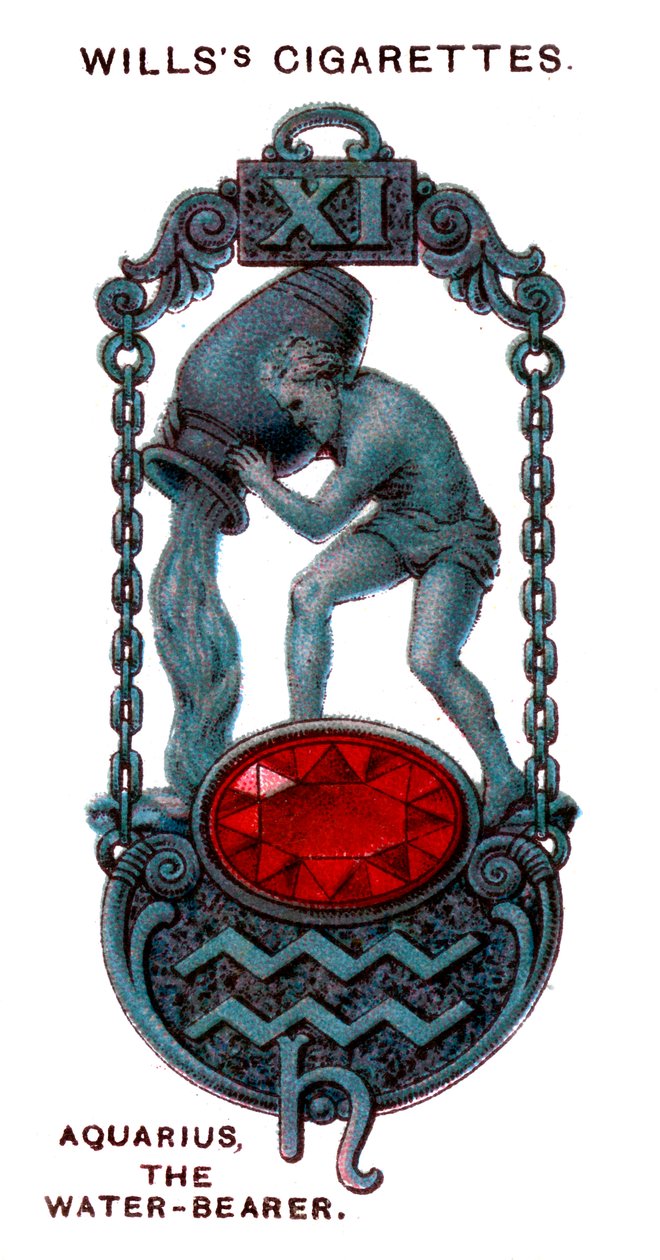 Aquarius, The Water-Bearer, 1923 af Unbekannt