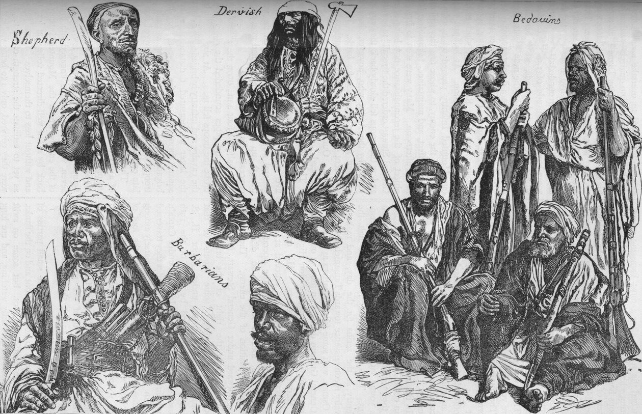 Arabere fra Soudan, c1881-85 af Unbekannt