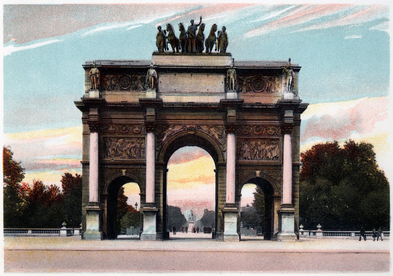 Triumfbuen, Paris, ca. 1900 af Unbekannt