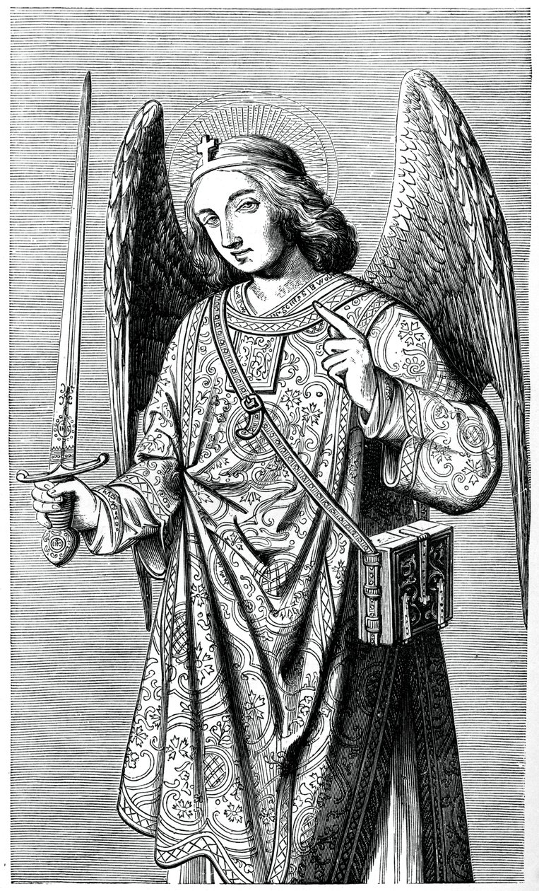 Ærkeenglen Sankt Michael, 1870 af Unbekannt