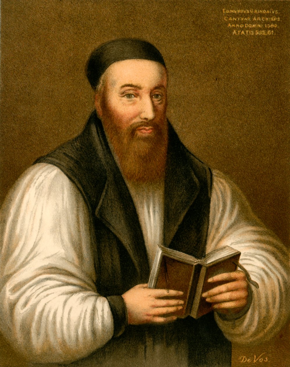 Ærkebiskop Grindal, c1580, 1800-tallet. af Unbekannt