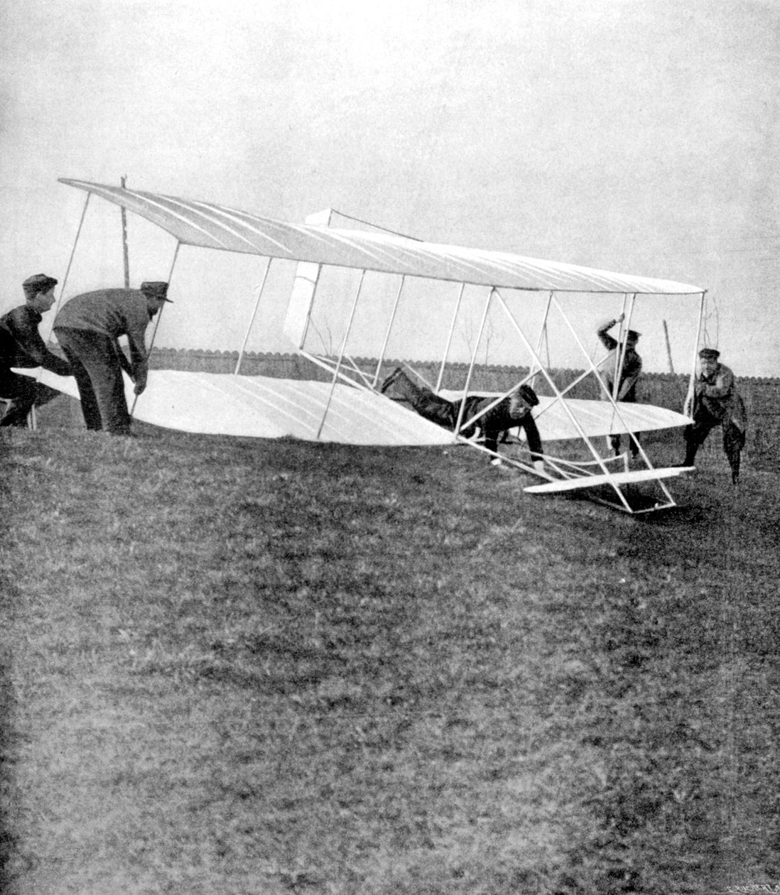 Archdeacon flyvemaskine, 1904 af Unbekannt