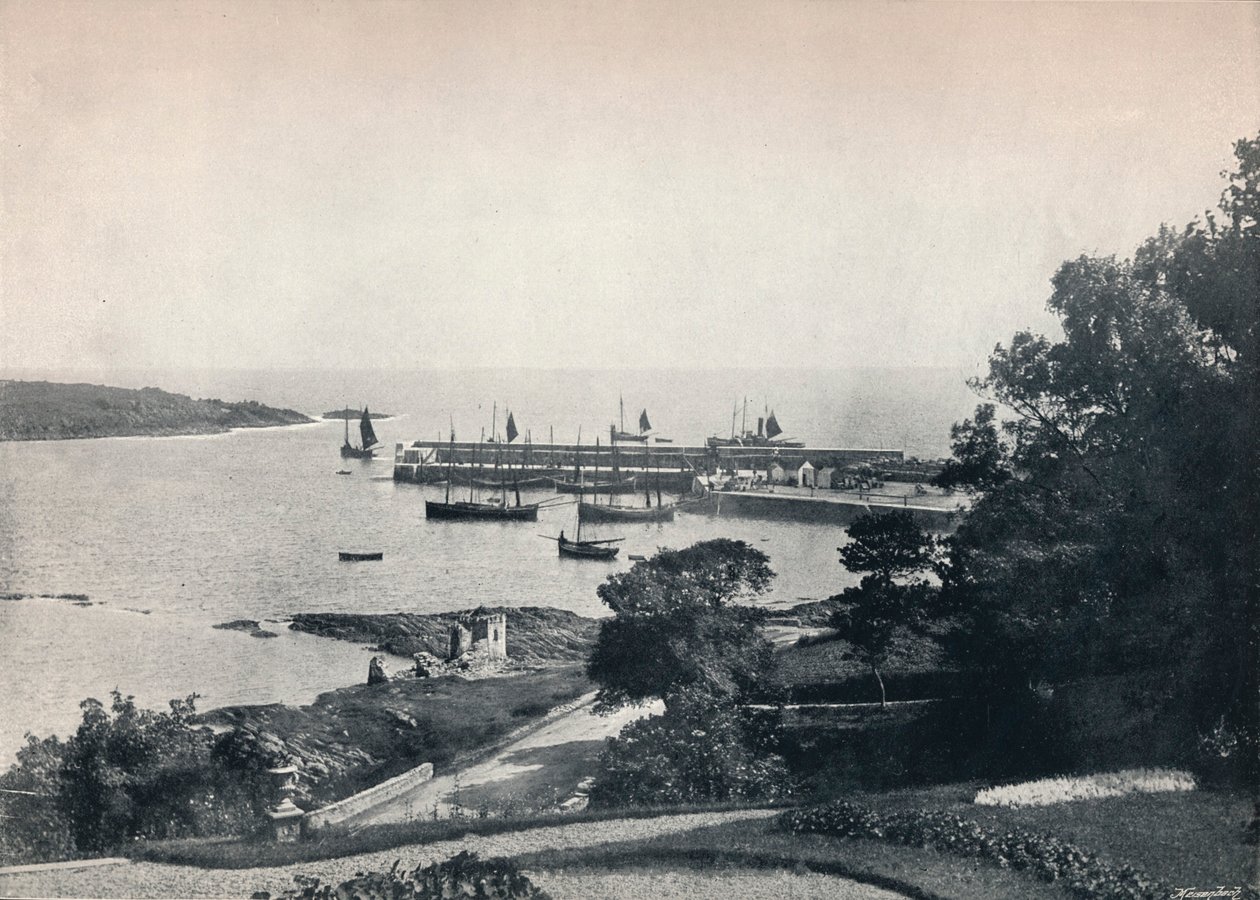 Ardglass - Udsigt over havnen, 1895 af Unbekannt