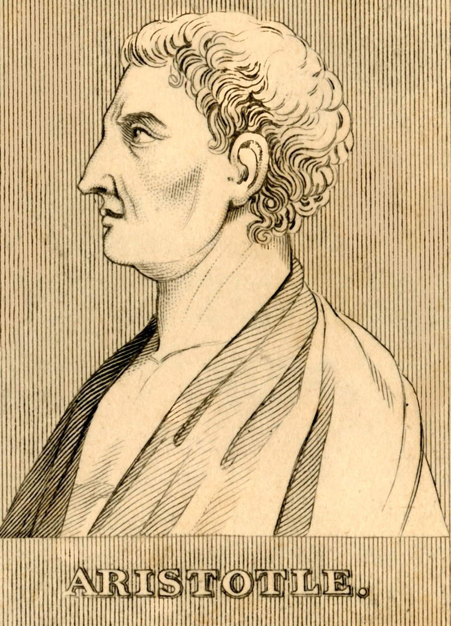 Aristoteles, 384-322 f.Kr., 1830. af Unbekannt