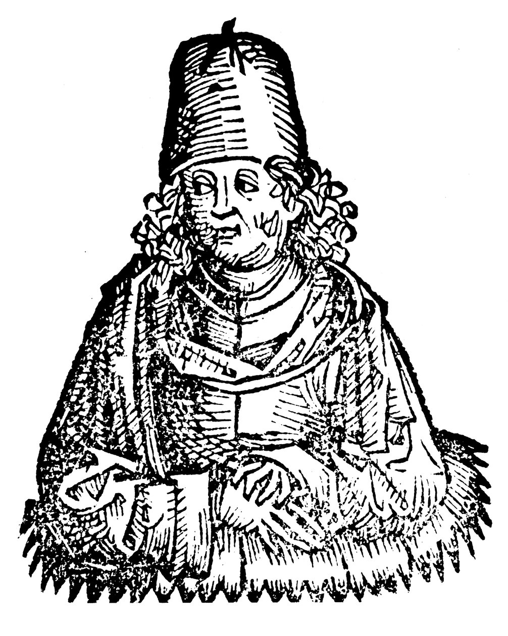 Aristoteles 384-322 f.Kr., oldgræsk filosof og videnskabsmand, 1493 af Unbekannt