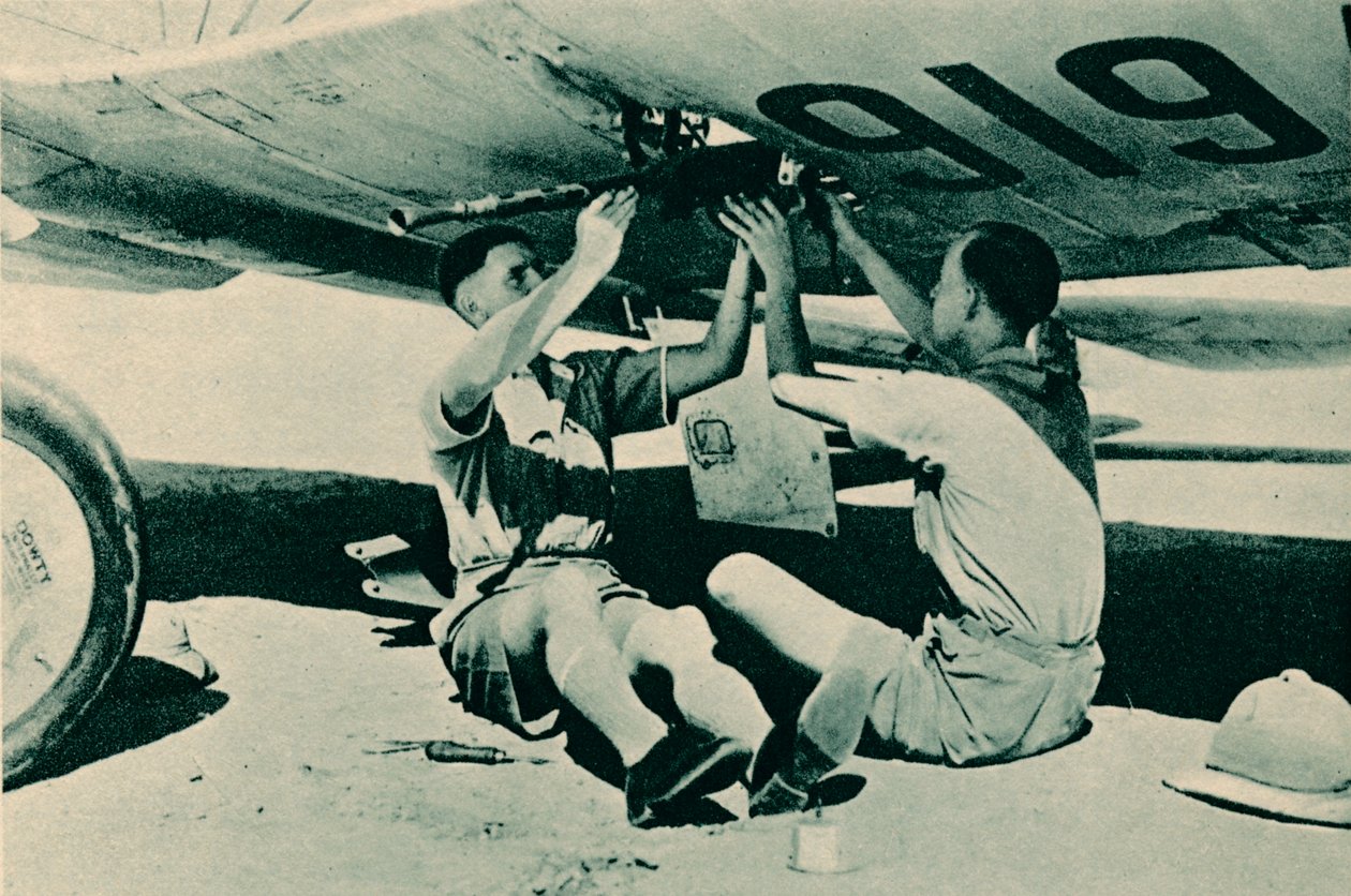 Våbensektion på arbejde, 1940 af Unbekannt