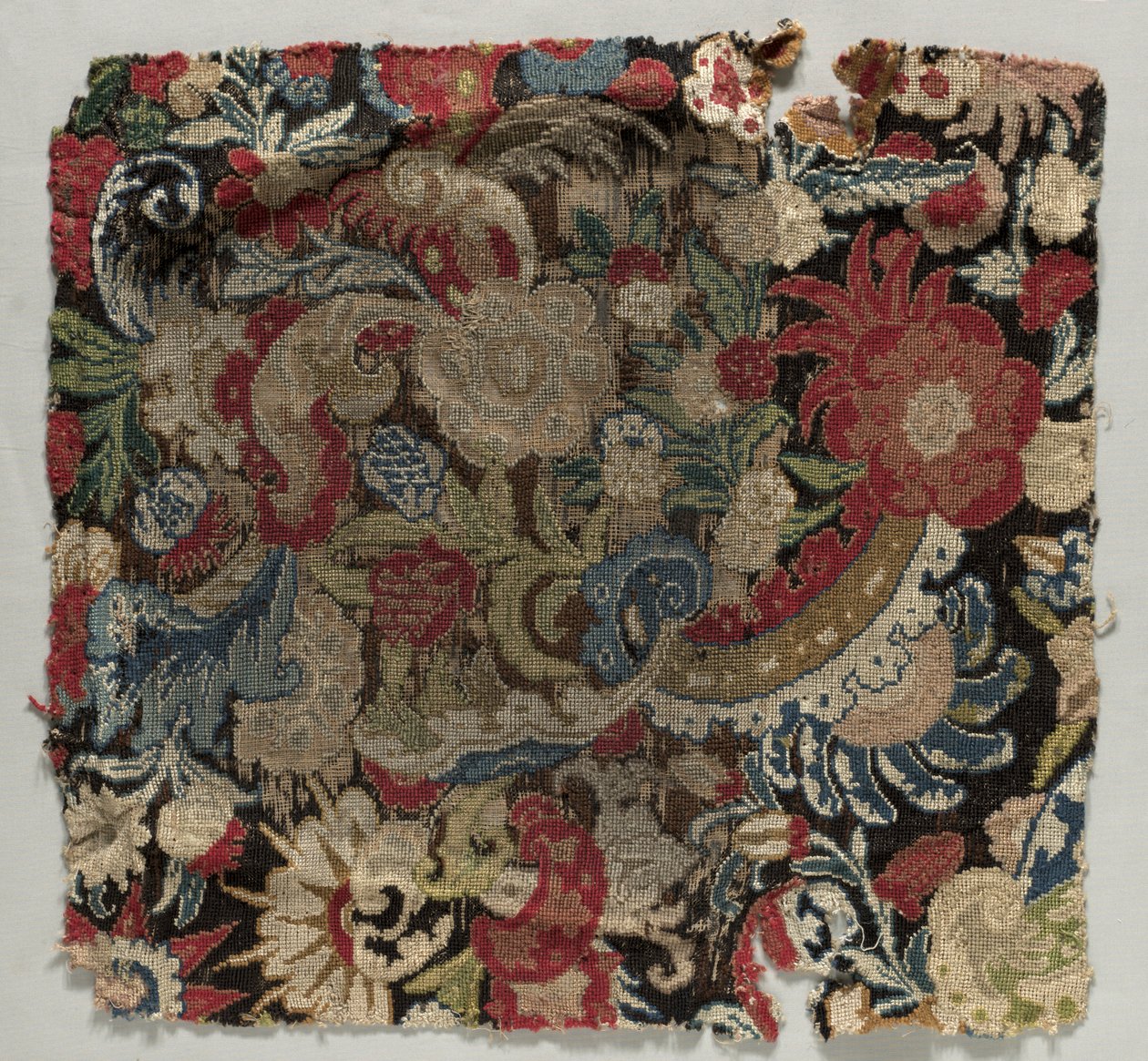 Lænestolssædebetræk, 1685-1690. af Unbekannt