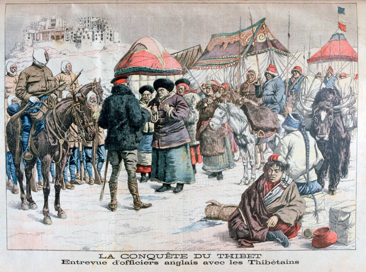 Væbnet invasion af Tibet af britiske og indiske styrker, 1904 af Unbekannt