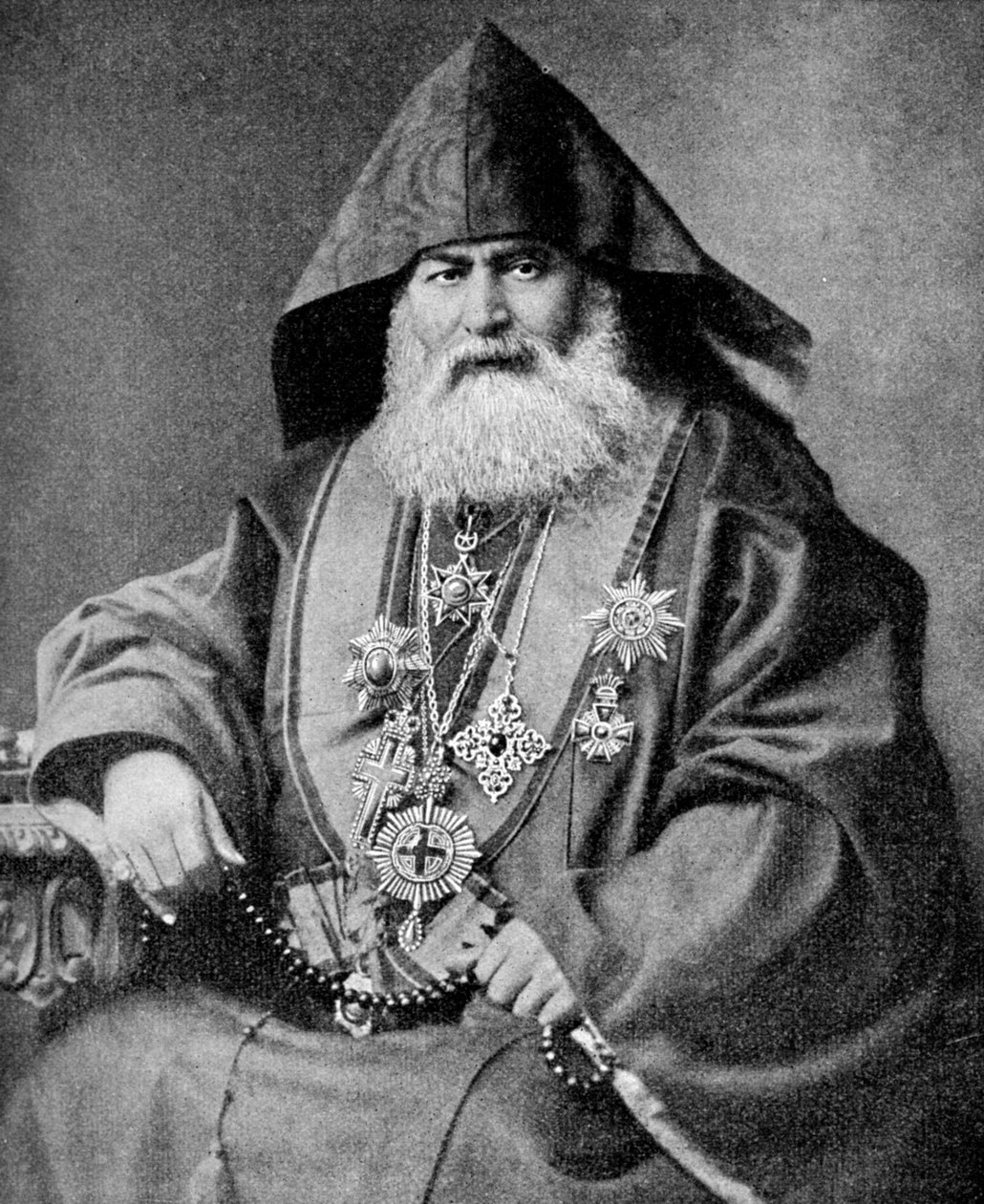 Armensk patriark, leder af den ældste nationale kristne kirke, 1922 af Unbekannt