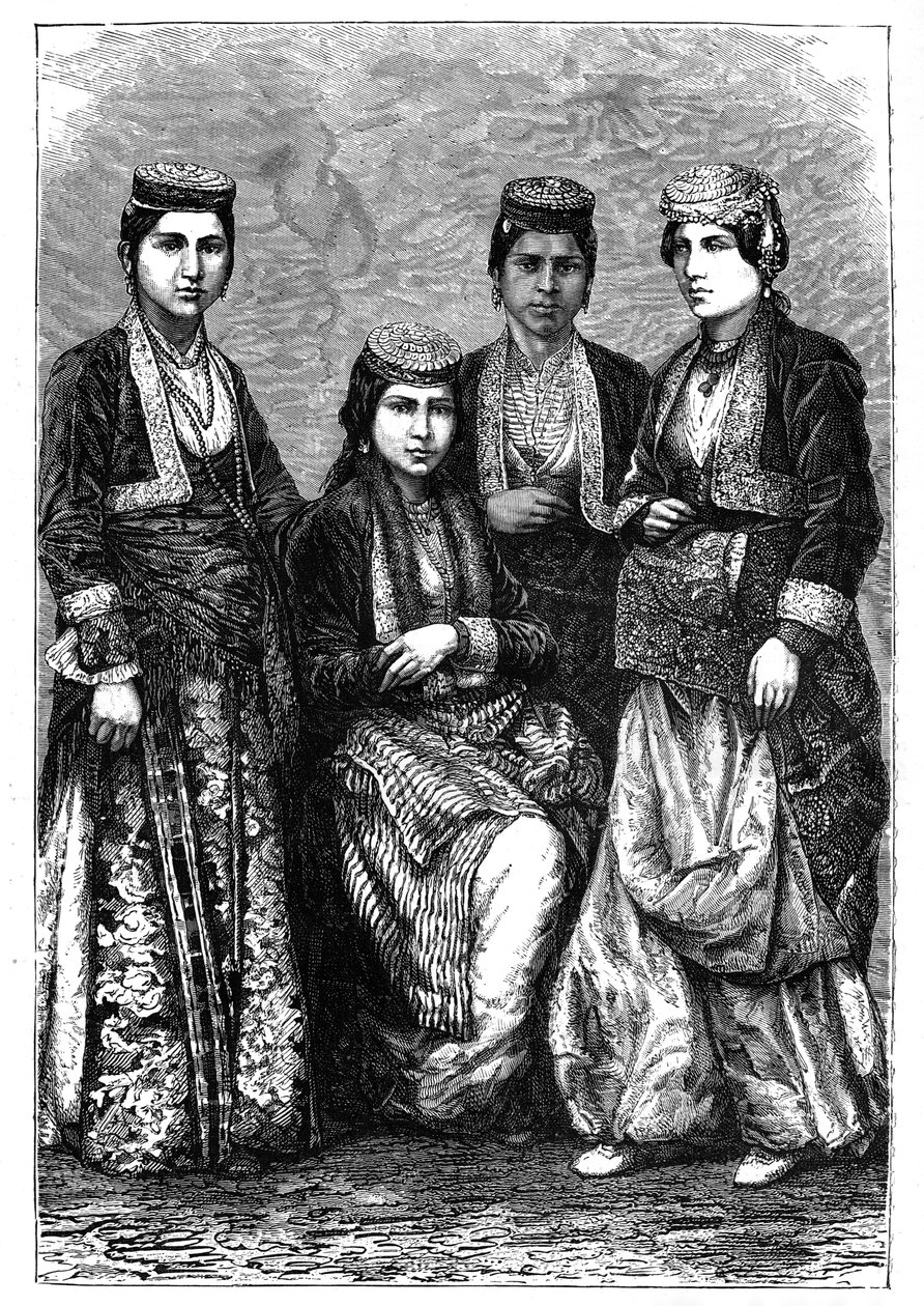 Armenske damer, c1890 af Unbekannt