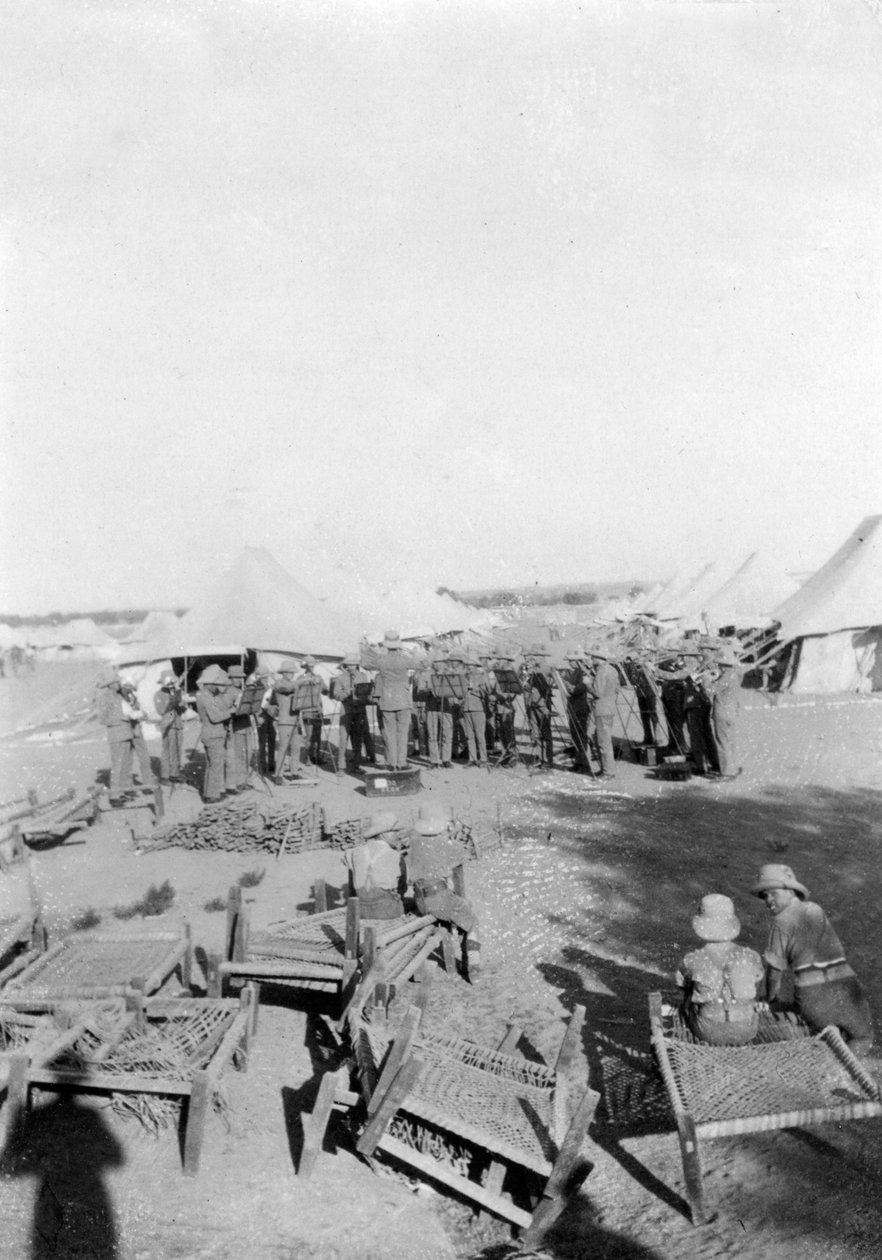 Hærorkesterøvelse, Howshera, 1917 af Unbekannt