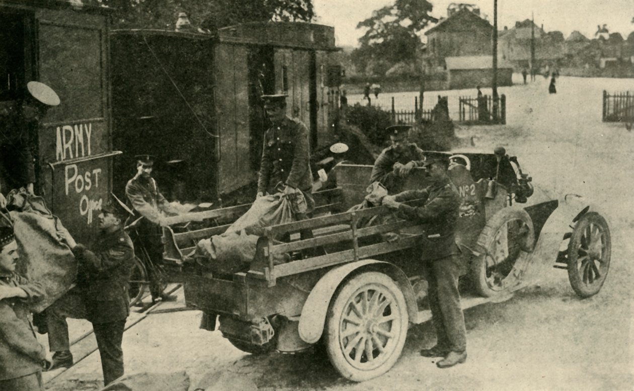 Hærens postkontor, Første Verdenskrig, c1915, c1920. af Unbekannt
