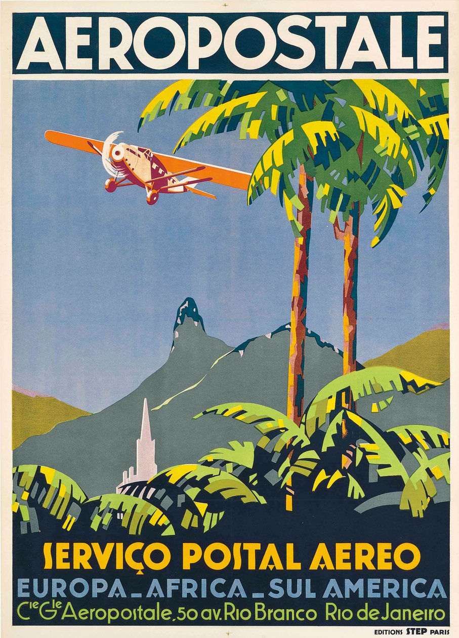 Aeropostale. Rio de Janeiro, ca 1928-1930. af Unbekannt