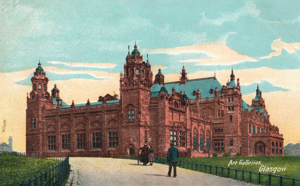 Kunstgallerier, Glasgow, c1904. af Unbekannt