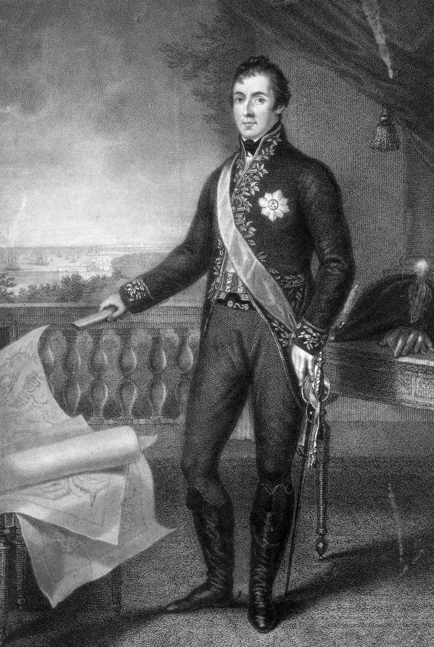 Arthur Wellesley 1769-1852, 1. hertug af Wellington, 1800-tallet af Unbekannt