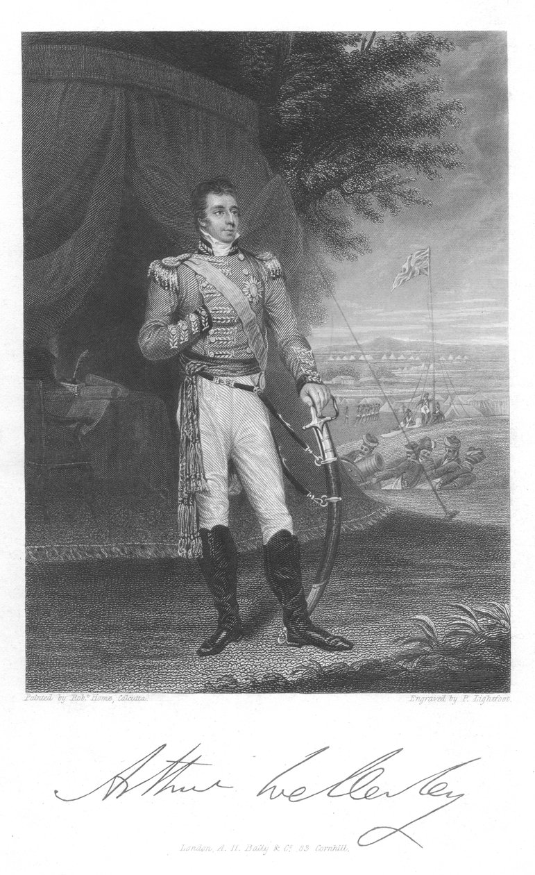Arthur Wellesley, 1. hertug af Wellington, c1803 af Unbekannt