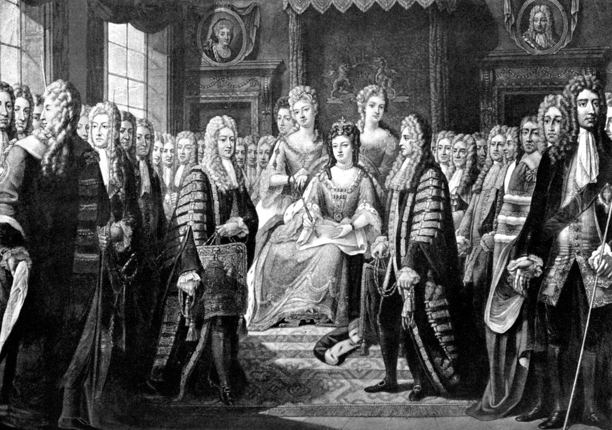 Unionsartikler fremlagt af kommissærer til dronning Anne, 1706 af Unbekannt