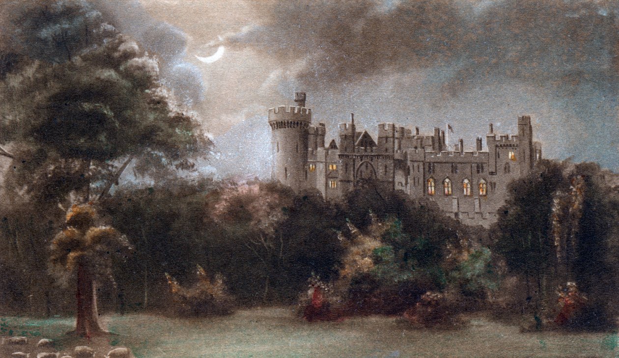 Arundel Castle, Arundel, West Sussex, c1920