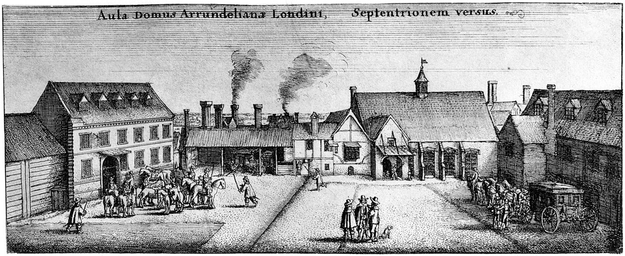 Arundel House, Strand, 1600-tallet, 1908 af Unbekannt