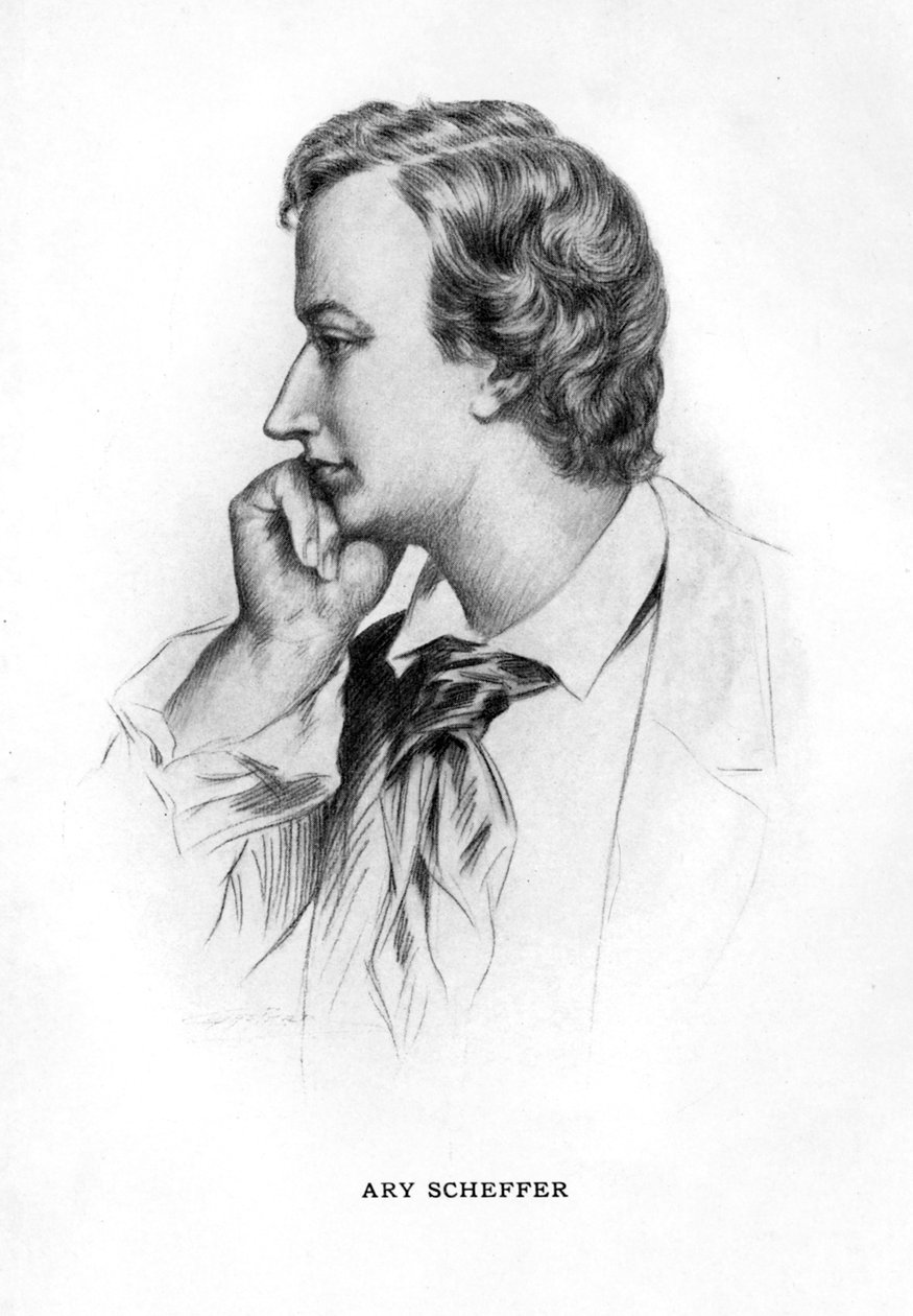 Ary Scheffer, fransk maler, 1912 af Unbekannt