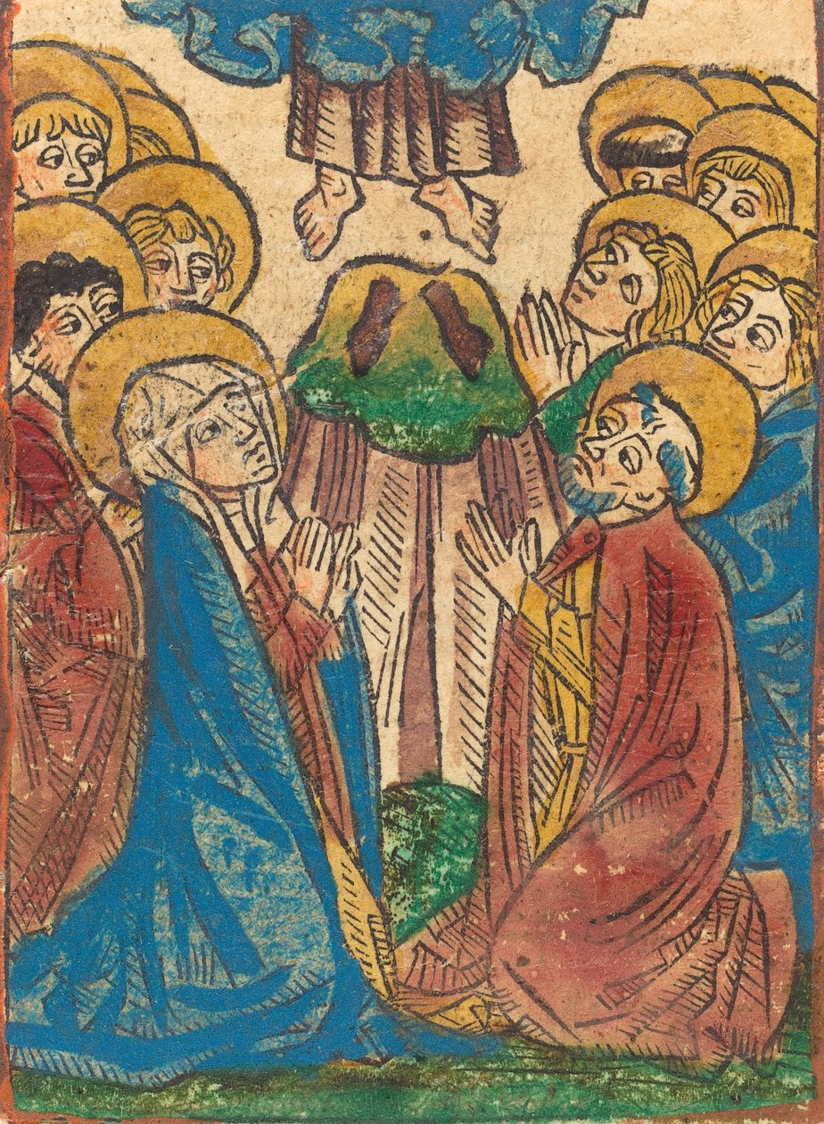 Himmelfart, ca. 1490. af Unbekannt