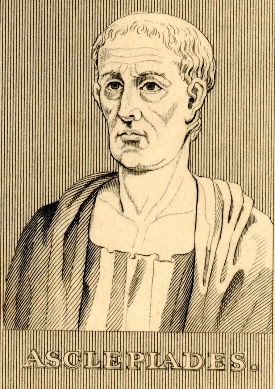 Asklepiades, c124-40 f.Kr., 1830. af Unbekannt