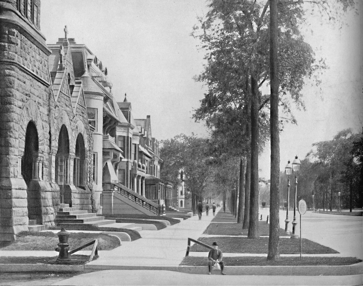Ashland Avenue, Chicago, c1897. af Unbekannt