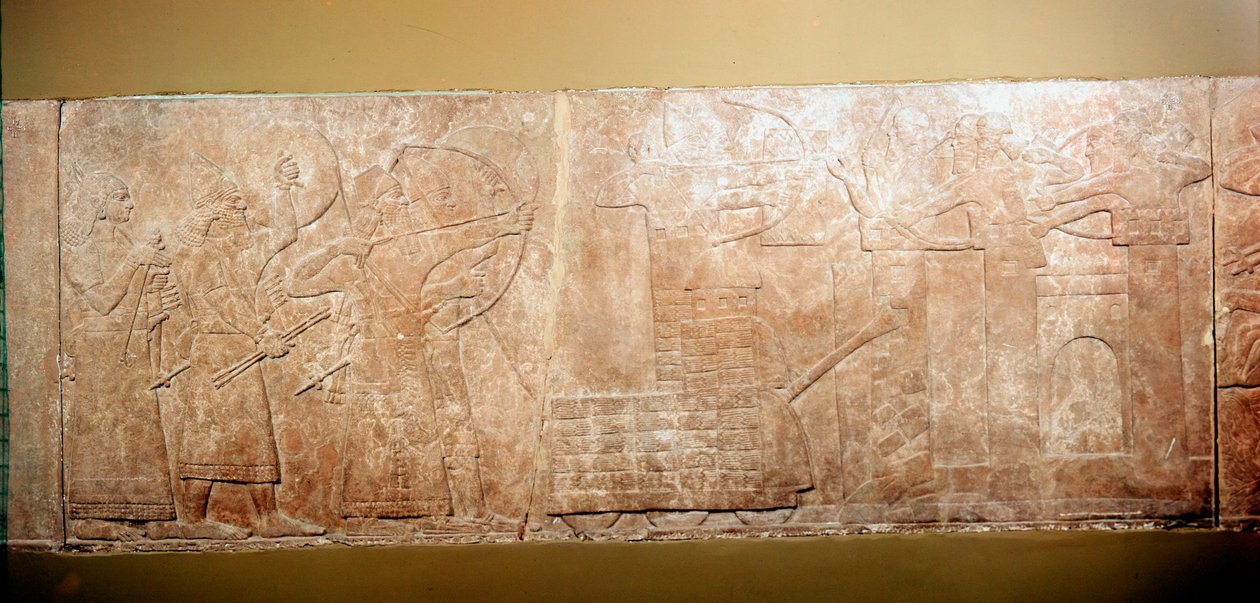 Ashurnasirpal II, konge af Assyrien, c9. århundrede f.Kr af Unbekannt